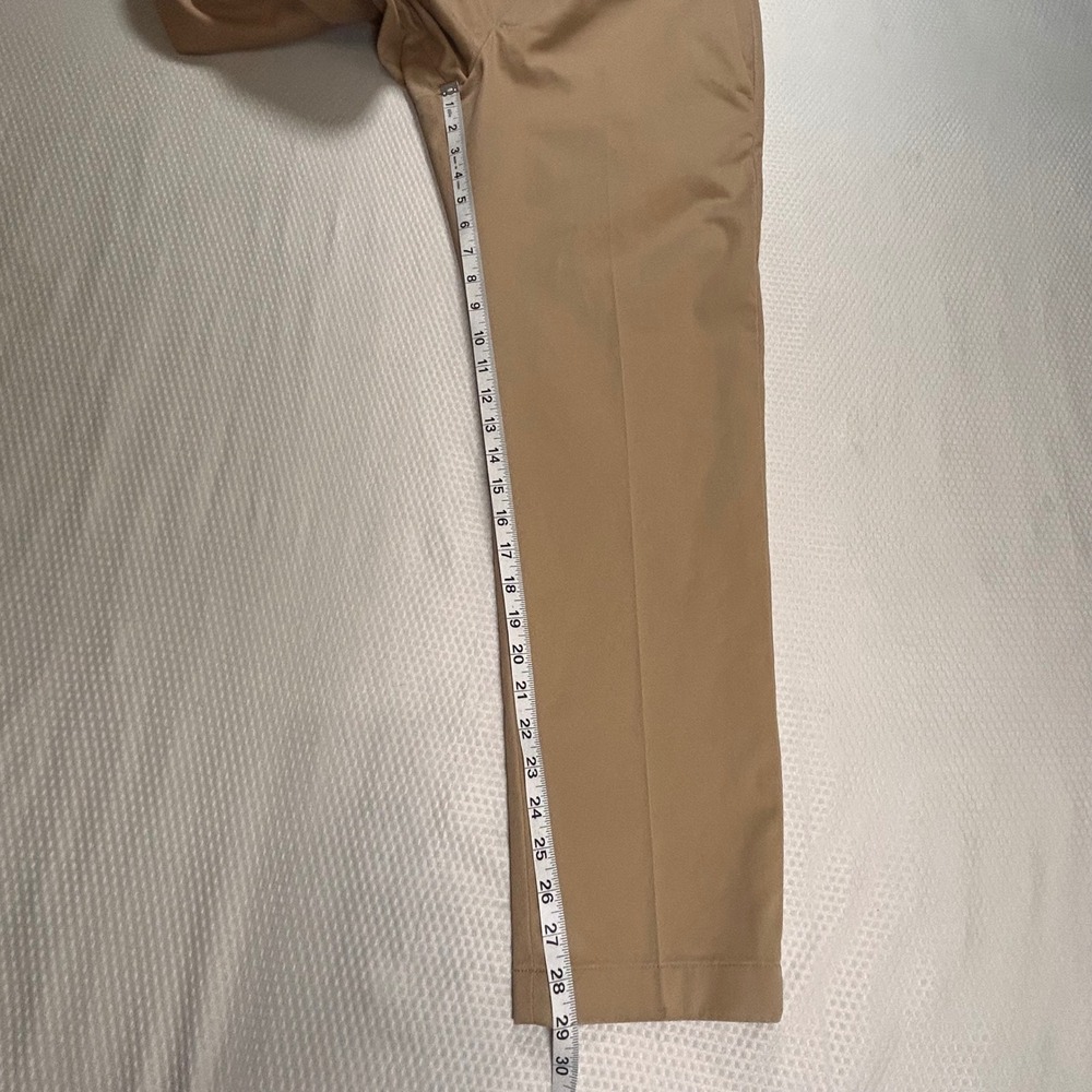 Brooks Brothers Milano Advantage Chino Mens 32x29 Khaki Tan Slim Fit Pants - Picture 3 of 9
